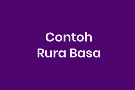 Contoh pidato bahasa berbahasa jawa ini bisa kamu gunakan untuk berbagai keperluan. Contoh Kalimat Rura Basa Bahasa Jawa dan Terjemahan ...