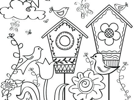Trail of colors has designed some beautiful free coloring pages for adults that include images of leaves, flowers, dragons, aliens, butterflies, and abstract shapes. Spring Coloring Pages For Adults at GetDrawings | Free ...