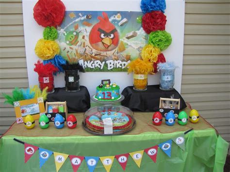 Angry Birds Birthday Party Ideas Photo 2 Of 19 Catch My Party