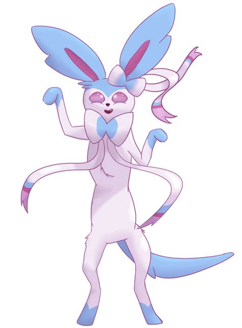 Shiny Sylveon By Xnh1x On Deviantart