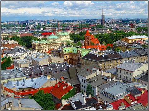 Kraków Poland Cracovia Polonia Panoramic From The Towe Flickr