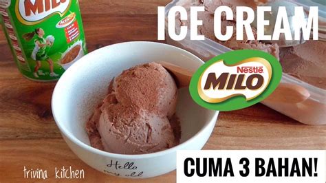Cara Nak Buat Ice Cream Milo EllaabbMcmillan