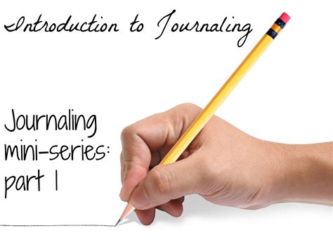 Five Part Mini Series On Journaling