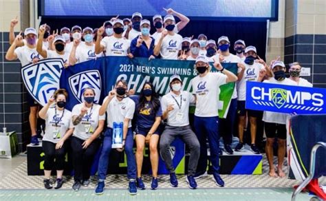 Cal Swimming Bears Capture Fourth Straight Pac 12 Mens Championship