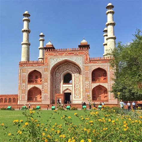 Tomb Of Akbar The Great Agra India Taj Mahal India Indian
