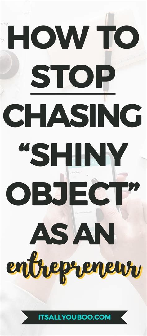 How To Overcome Shiny Object Syndrome As An Entrepreneur Entrepreneur