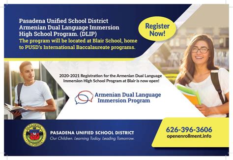 Pasadena Unified To Offer Armenian Dual Language Immersion Program In