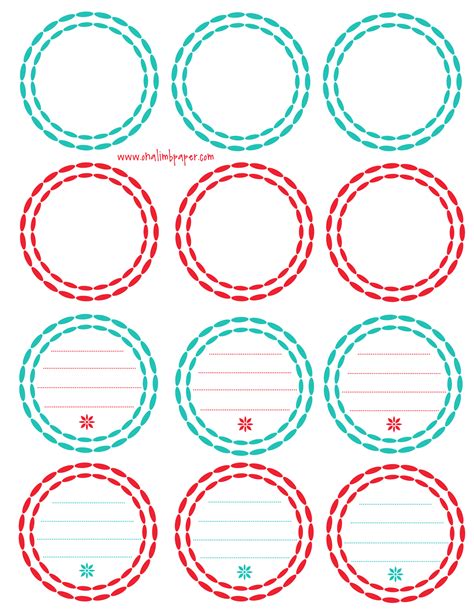 6 Best Images of Free Printable Circle Tag Templates - Scalloped Circle Templates Printable Free ...