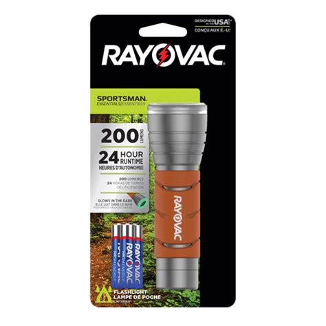 Rayovac Sportsman Essentials Glow Ring Flashlight Xh141 Spg3aaa B