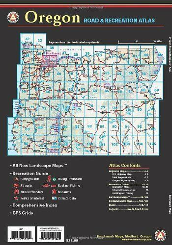 Oregon Benchmark Road And Recreation Atlas By National Geographic Maps