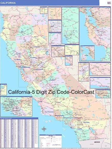 California Zip Code Map From Ships Free And Low Price