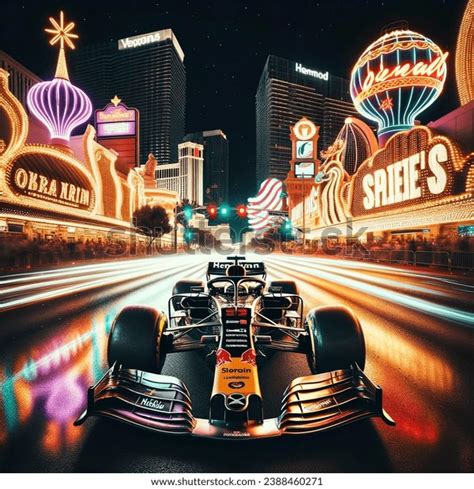 F Race Car Las Vegas Ai Generated Image Shutterstock