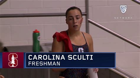 Stanfords Carolina Sculti Named Pac 12 Womens Freshman Diver Of The