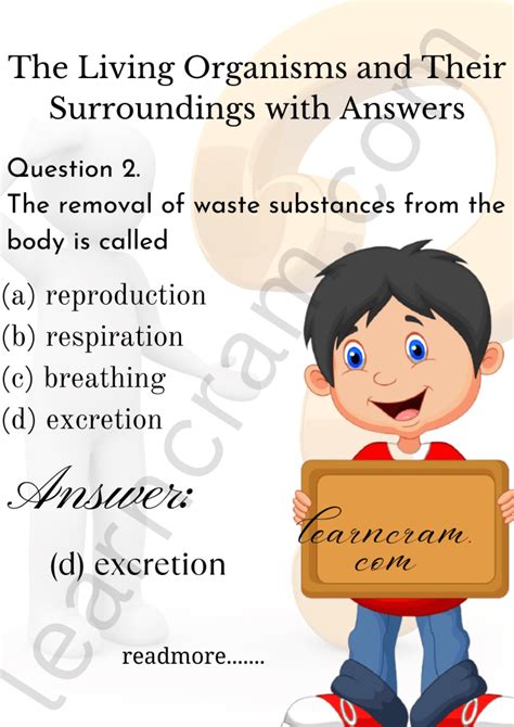 Mcq Questions For Class 6 Science Chapter 9 The Living Organisms And