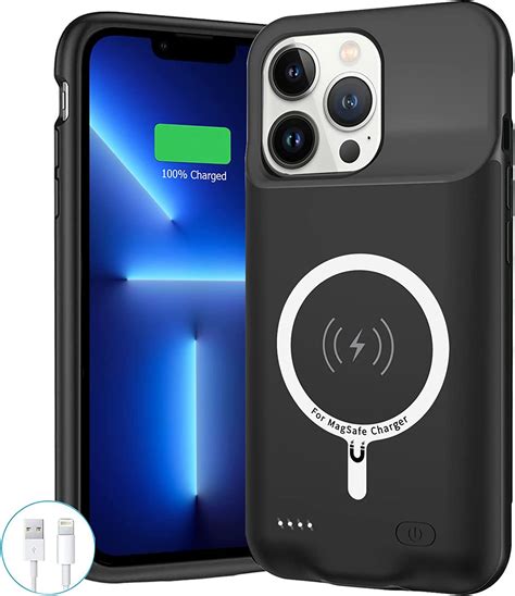Buy Battery Case For Iphone 13 Pro Max 8500mah Portable Battery Pack