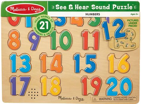 Numbers Sound Puzzle Thinker Toys