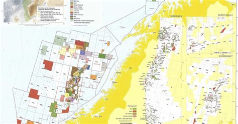 Updated Map Of The Norwegian Continental Shelf Available Oil And Gas