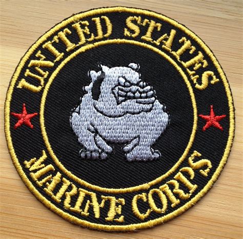 United States Marine Corps Embroidered Iron On Patch Usa