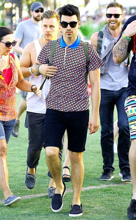 Joe Jonas From 2014 Coachella Star Sightings E News