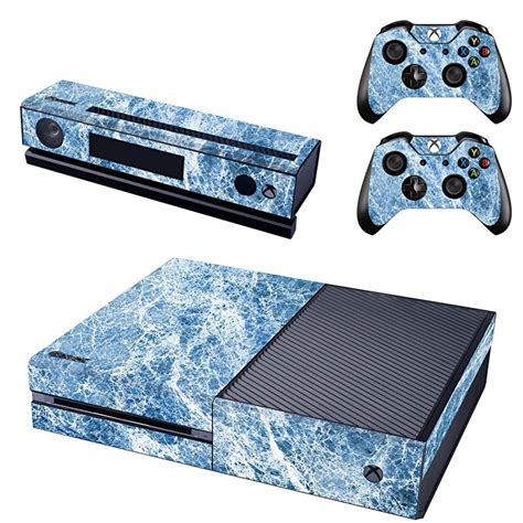 Marble Blue Xbox One Console Skins Xbox One Console Skins