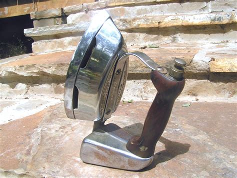 1930s Akron Lamp Company Diamond Brand Gas Clothes Pressing Iron