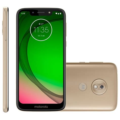 Smartphone Motorola Moto G7 Play 32gb 13mp 4g Dual Chip Ouro