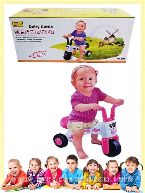 Kravica Tricikl Za Decu Rozi Baby Walker Igracke Za Decu Decije