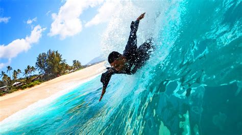 Body Surf Big Waves In Hawaii With The Wavewrecker Bodysurfing Wetsuit