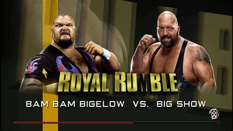 Bam Bam Bigelow Vs Big Show Wwe 2k15 On Xbox One Youtube