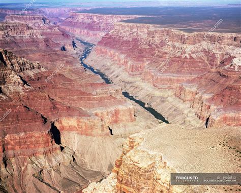 Aerial View Of Grand Canyon Arizona Usa — Wilderness Rocks Stock