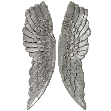 Pair Of Large Silver Angel Wings Fizzy Fox Ripley