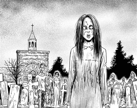 She Is A Slow Walker By Junji Ito With Images Junji Ito Horror Art