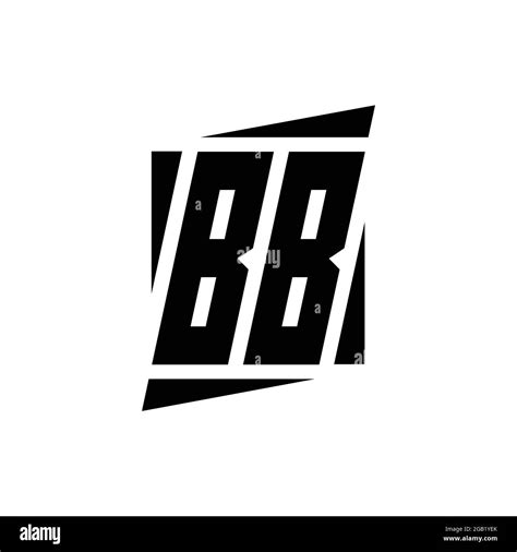 Bb Logo Monogram With Modern Style Concept Design Template Isolated On