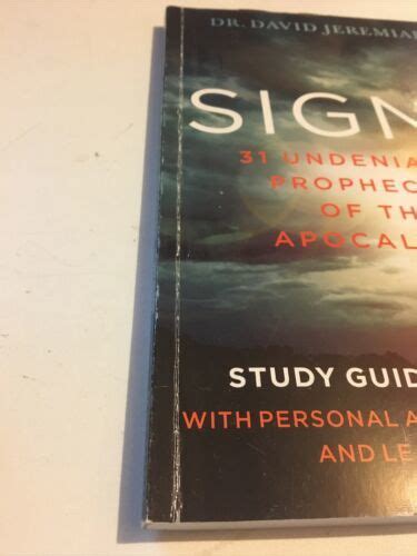 Signs David Jeremiah Study Guide Vol 2 Prophecies Of Apocalypse Small