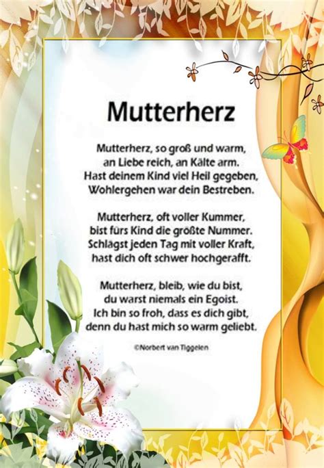 Sprüche für muttertagskarte „danke mama. Gedichte, mitten aus dem Leben, von Norbert van Tiggelen ...