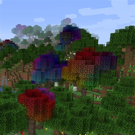 Download Rainbow Oak Trees 2 Mods Minecraft Curseforge