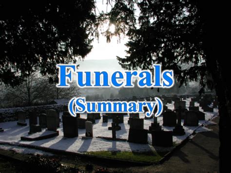 Christianity Rites Of Passage 4 Funerals Teaching Resources