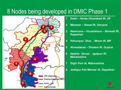 Ppt Delhi Mumbai Industrial Corridor Dmic Project Powerpoint