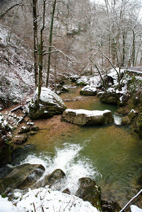 Premium Photo Scheissendempel Waterfall River Black Ernz With Stone