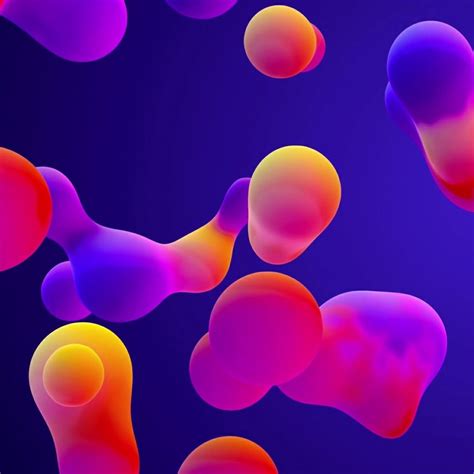 4k Colorful Abstract Fluid Shapes Bubbles Lava Lamp Wallpaper Engine