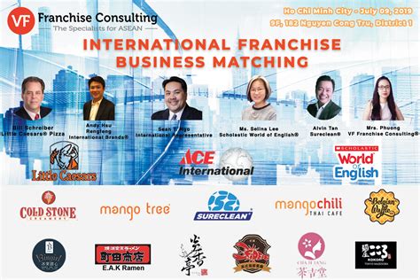 The international franchise expo is the leading annual event in the franchise industry. VF Vietnam International Franchise Business Matching - Ho ...