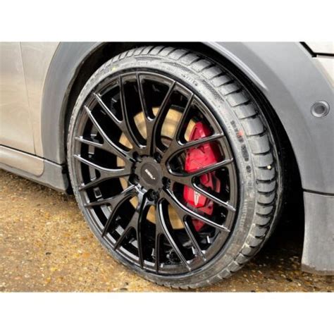 Alloy Wheels 18 Inch Gloss Black For Mini F54 F55 F56 F57 Inc Jcw