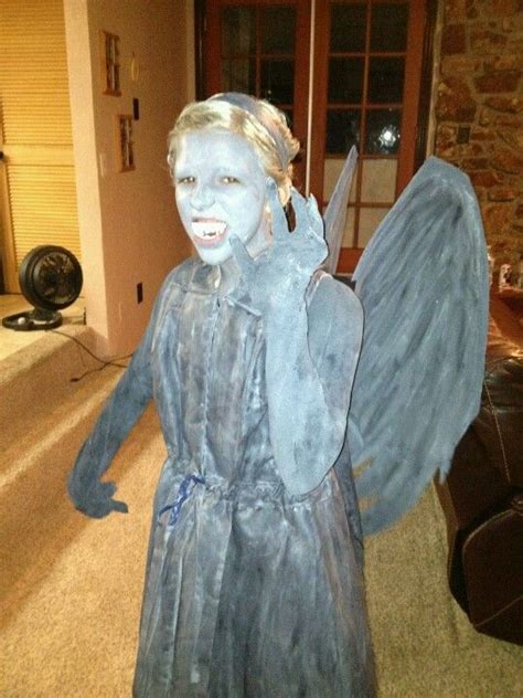 Sarahs Weeping Angel Costume It Was A Lot Of Work But It Was Worth It