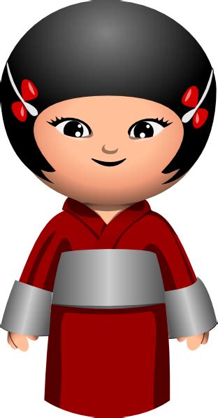 See the presented collection for japan clipart. Japanese Girl Clip Art at Clker.com - vector clip art online, royalty free & public domain