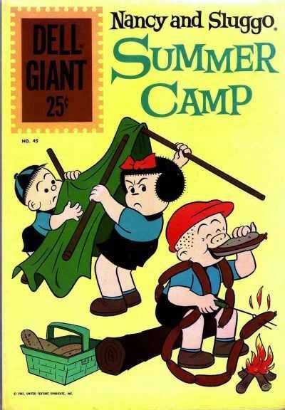 dell giant 45 nancy and sluggo summer camp issue