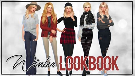 Winter Is Coming Winter Lookbook Sims 4 Cas Youtube