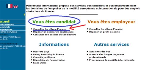 The agency was created in 2009, resulting from the merger between the anpe and the assedic (or assédic). Pôle emploi international : Trouver un travail à l'étranger