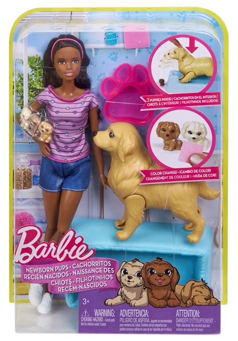 Barbie® Newborn Pups Doll And Pets