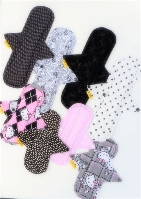 Free Us Shipping Reusable Cloth Pad Set 8cloth Pad Starter Etsy