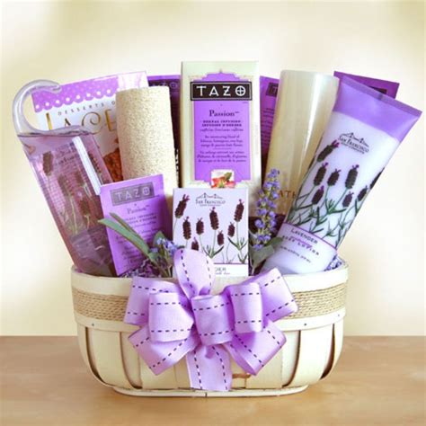 It has best women's day gift ideas to choose from that range from flowers, cakes and chocolates to personalized gifts, jewelry, accessories and much more. Fields of Lavender Spa for Mom Gift Basket | Mother's day ...